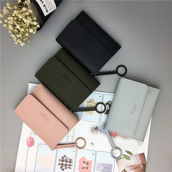 Стилен мини портфейл за дамите с дръжка в няколко цвята