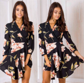 Γυναικείο φόρεμα με φλοραλ μοτίβα