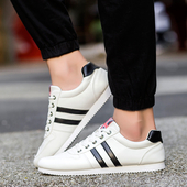 Περιστασιακά πάνινα ανδρικά  παπούτσια  με πολύ άνετη επίπεδη σόλα - 2 χρώματα