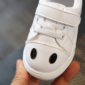 Περιστασιακά παιδικά πάνινα παπούτσια για αγόρια και κορίτσια σε μαύρο και άσπρο