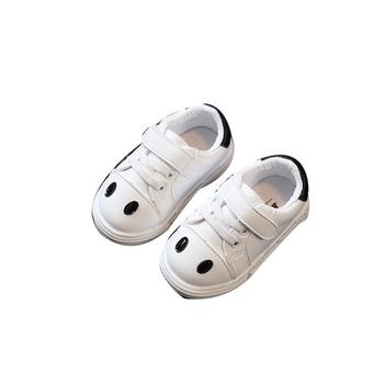 Περιστασιακά παιδικά πάνινα παπούτσια για αγόρια και κορίτσια σε μαύρο και άσπρο