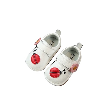 Детски ежедневни обувки за момичета с лепенки и изображения в три цвята