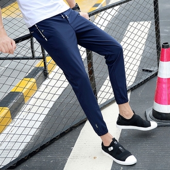 Спортно-елегантни мъжки панталони тип Слип в три цвята