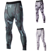 Ανδρικό αθλητικό κολάν σε τρία διαφορετικά χρώματα, αναπνεύσιμο ύφασμα