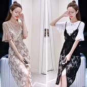 Γυναικείο φορέμα με δαντέλα σε τέσσερα χρώματα