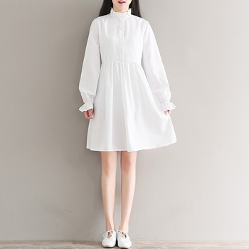 Γυναικείο φόρεμα σε λευκό χρώμα