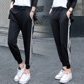 Стилен дамски панталон, подходящ за ежедневие в черен цвят