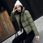 Стилно зимно яке за дамите в изчистен модел в много цветове