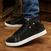 Χειμερινά αθλητικά ανδρικά παπούτσια  με επίπεδη σόλα - 3 χρώματα