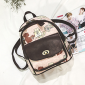 Сладка дамска раница с два интересни десена