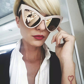 Πολύ κομψά  γυναικεία γυαλιά  με ασυνήθιστο σχήμα γυαλιού - 6 μοντέλα