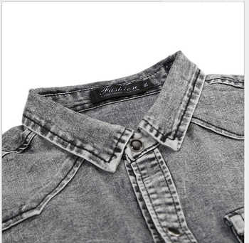 Κομψό  αωδρικό μακρυμάνικο πουκάμισο με μακρύ μανίκι - 2 μοντέλα