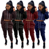 Спортен дамски екип в широк модел в няколко цвята