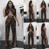 Μια ενδιαφέρουσα γυναικεία φόρμα με κομμένα σχέδια και freestyle