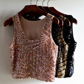 Κομψό  γυναικείό αμάνικο σε τρία χρώματα