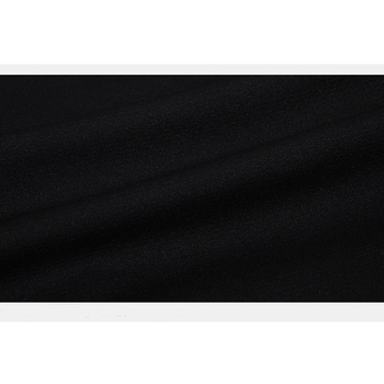 Ежедневна блуза с надпис за дамите в черен цвят