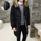 Χειμωνιάτικο πολύ κομψό ανδρικό μπουφάν με μοναδικό κολάρο  - 3 χρώματα