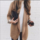 Дамска стилна ежедневна жилетка 