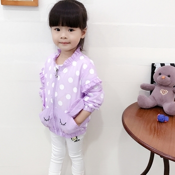 Παιδικό μπουφάν για κορίτσια σε τρία χρώματα