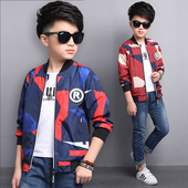 Αθλητικό παιδικό μπουφάν για αγόρια σε δύο έγχρωμα μοντέλα