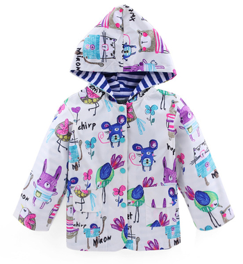 Γλυκό παιδικό μπουφάν για κορίτσια και αγόρια  σε πολλά χρώματα, με κουκούλα