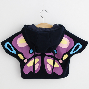 Сладко детко яке за момичета във формата на пеперуда с качулка