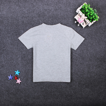 Παιδικό μπλουζάκι για αγόρια με γκρι χρώμα με κινούμενη εικόνα