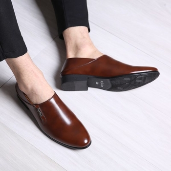 Официални мъжки обувки тип мокасини в три цвята