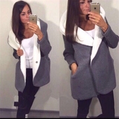 Πολύ ζεστό και κομψό γυναικείο μπουφάν με μάλλινη φόδρα