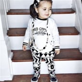 Παιδικό σετ για κορίτσια - T-shirt + παντελόνι με στολίδια