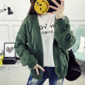 Σύντομη γυναικεία πλεκτή ζακέτα σε τέσσερα χρώματα