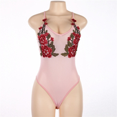 Πολύ κομψό και όμορφο γυναικείο κορμάκι σε ροζ  χρώμα