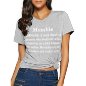 Ежедневна стилна тениска за дамите с надпис