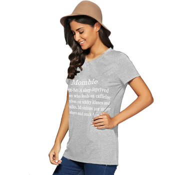 Καθημερινή κομψή μπλούζα για γυναίκες με επιγραφή