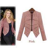 Есенно дамско яке в три цвята