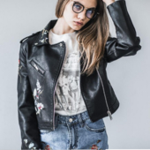 Актуално и много стилно дамско яке от изкуствена кожа - 4 модела
