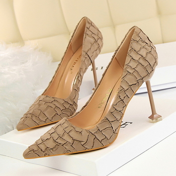 Много красиви и стилни дамски официални обувки на висок ток - 6 цвята