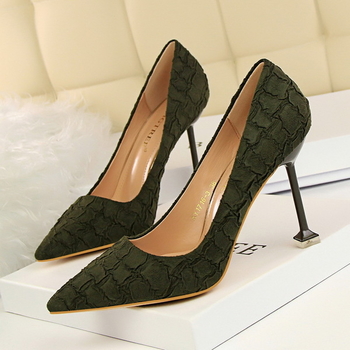 Много красиви и стилни дамски официални обувки на висок ток - 6 цвята
