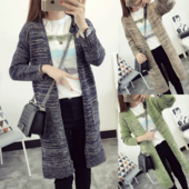 Κομψή γυναικεία πλεκτή ζακέτα για το φθινόπωρο και το χειμώνα σε 3 χρώματα