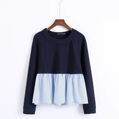 Καθημερινή σπορ-κομψή γυναικεία μπλούζα σεδιάφορα χρώματα