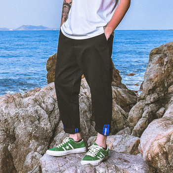 Стилен и спортен мъжки панталон в широк модел в три цвята