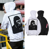 Ανδρικό φούτερ αθλητικών με εφαρμογή πίσω και κουκούλα