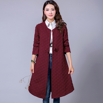 Κομψή γυναικεία παλτό σε απλό σχέδιο σε τέσσερα χρώματα