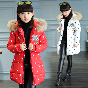 Πολύ όμορφο χειμωνιάτικο μπουφάν για κορίτσια με κουκούλα  σε τρία χρώματα