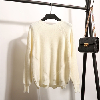 Ζεστό χειμωνιάτικο γυναικείο πουλόβερ σε απλό σχέδιο και σε πολλά χρώματα