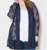 Όμορφη γυναικεία ζακέτα σε τρία χρώματα - διαφανή