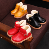 Παιδικές χειμωνιάτικες μπότες για κορίτσια σε τρία χρώματα με πόρπη και ανθεκτική σόλα