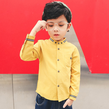  Κομψό παιδικό πουκάμισο για  αγόρια  σε τρία χρώματα