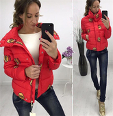 Ежедневно дамско яке с шарен принт,6 цвята