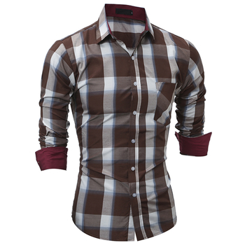 Ανδρικό βαμβακερό πουκάμισο σε 2 χρώματα